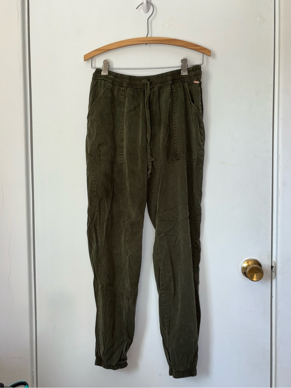 PINK Victoria's Secret Olive Jogger Pants